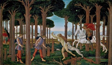  San Pintura - Nastagio primero Sandro Botticelli